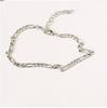 E058 Stilvolles Metallketten Armband & Fußkettchen für Damen