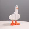 Banana Duck Resin Ornament: Creative Prank Desktop Decoration