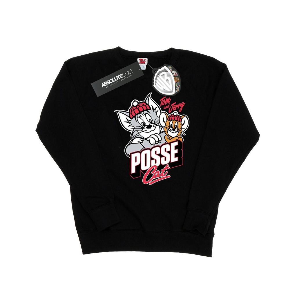 Tom And Jerry Womens/Ladies Posse Cat Sweatshirt