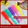 Retro Multi-Tooth Plastic Comb for Styling & Scalp Massage