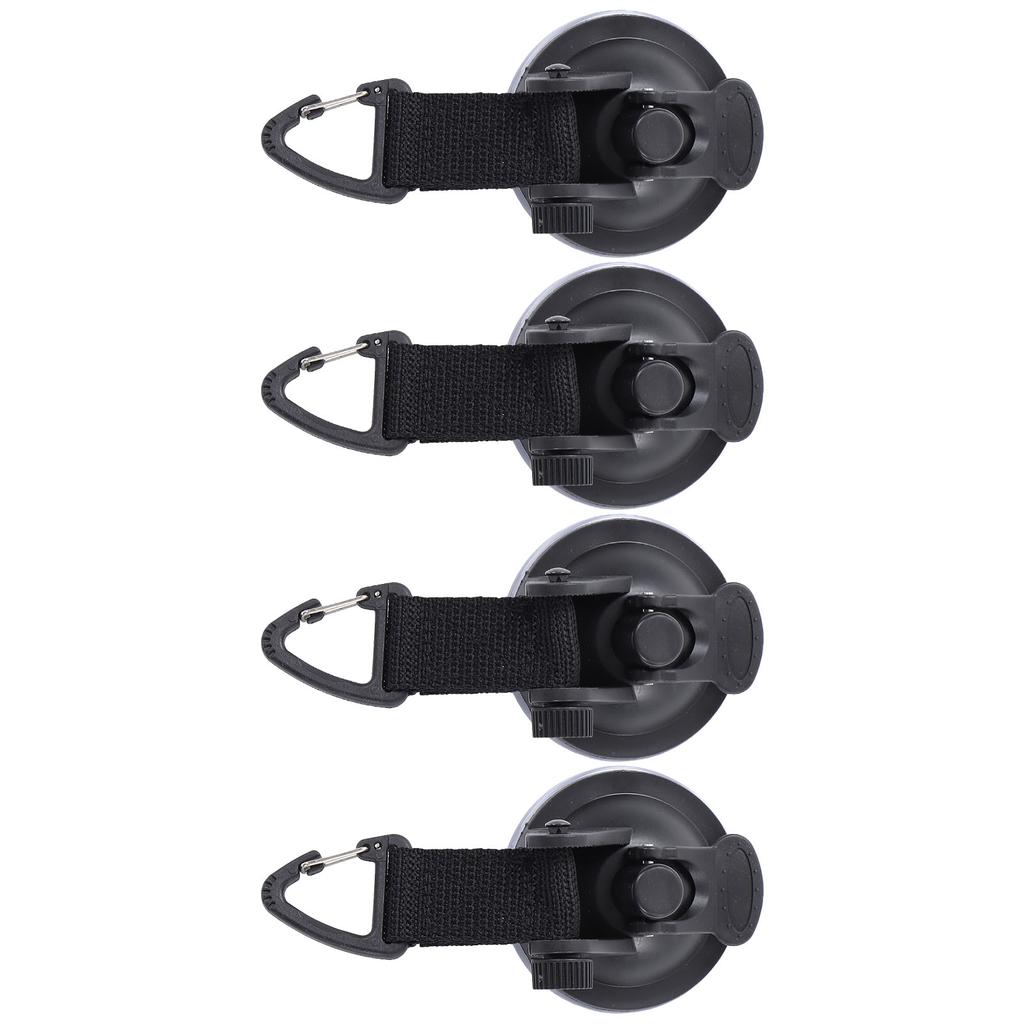 4PCS Car Tent Suction Cup High Strength Light Weight Easy Install Portable Suction Cups for Awning Tents Camping Tarp