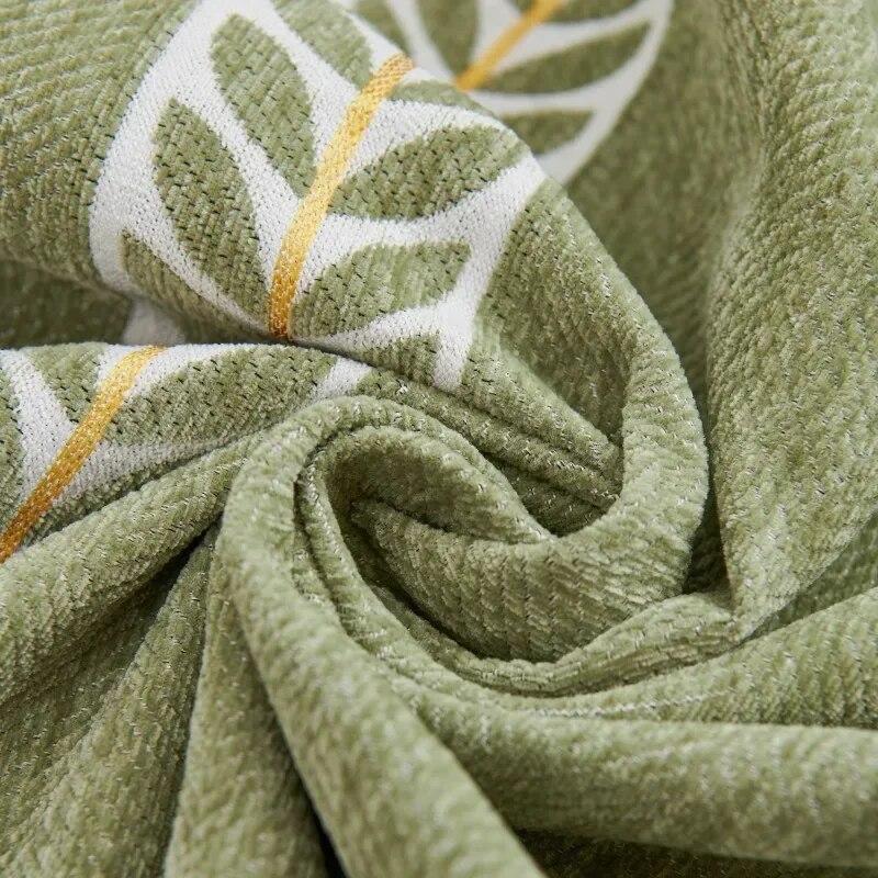 Chenille Sofa Cover Cloth Towel All Season Universal Minimalist Sofa Cushion Anti Slip and Anti Cat Scratch Sofa Cover