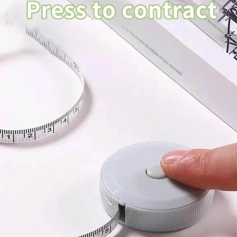 1 Pack Tape Measure Measuring Tape for Body Fabric Sewing Tailor Cloth Knitting Craft Weight Loss Measurements Retractable 1.5 M