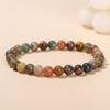 Versatile Agate Bead Hand Chain Jewelry Multi Color Beaded Bracelet Ideal For Office Parties And Holiday