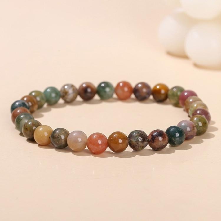 Versatile Agate Bead Hand Chain Jewelry Multi Color Beaded Bracelet Ideal For Office Parties And Holiday