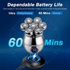 Head Shavers For Bald Men-5-in-1 Electric Head Shaver For Bald Men, Rotary Design Head Shavers, Electric Men's Grooming