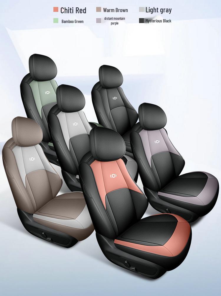 Qiyuan A07 Full Leather Car Seat Cushion: All-Season Comfort