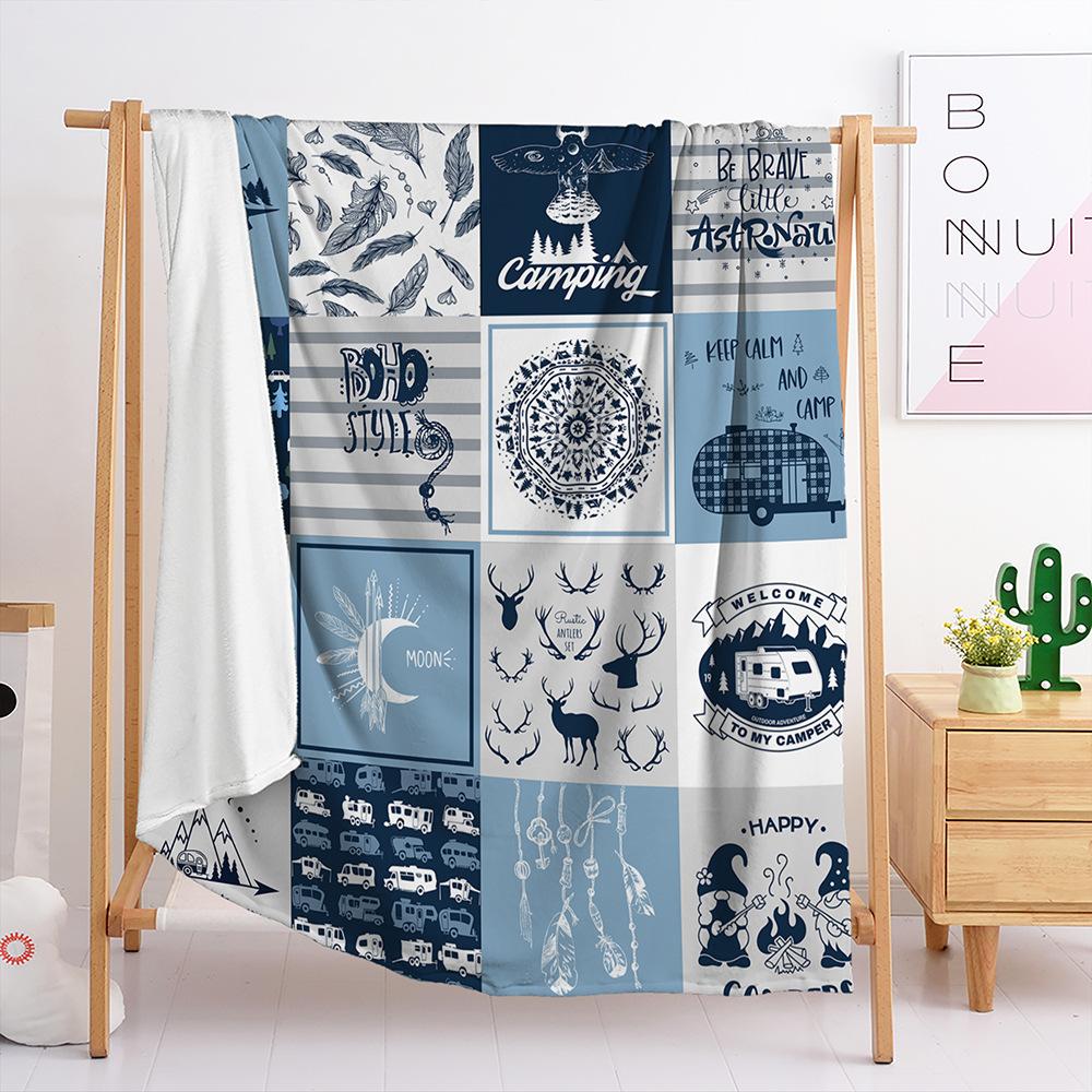 Decke Flanelldecke Meerestiere 3D Digitaldruckdecke Decke