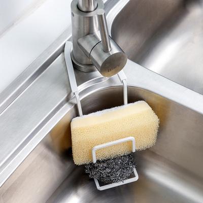 Portaspugne da Lavello Durevole Porta Spugne da Lavello Piccolo Organizzatore in Metallo per Cucina Bagno Scolapiatti Liquido Porta Spugne Porta Spugne da Rubinetto Doccia Comodo