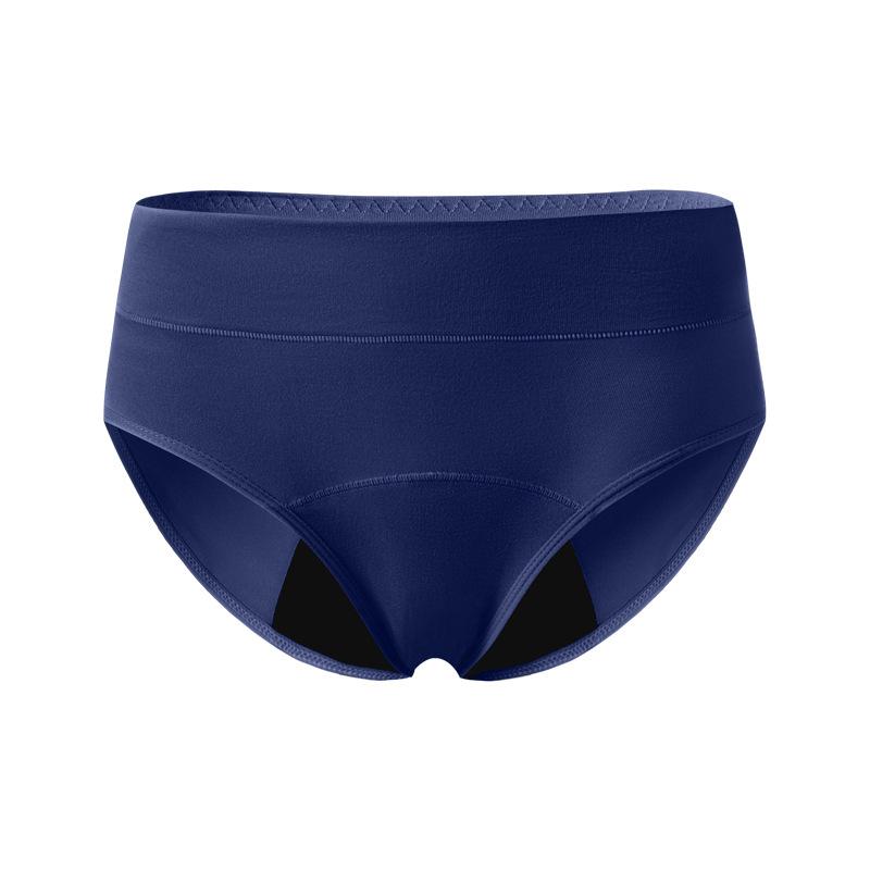 Mid-Waist Plus Size Breathable Period Panties with Absorbent Crotch