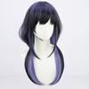 LAOBAO Ponto Nei Cosplay Black and Purple Mesh Costume Accessory for and Halloween Wig, Pigtails, Wig, Heat-Resistant, Parties, Festivals, (A)