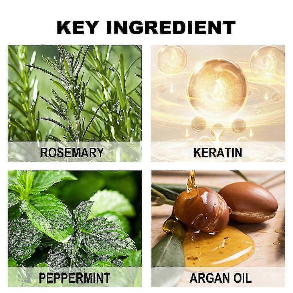 Rosemary Mint Set for Hair Growth,Hair Strengthening Serum for Dry Damaged Hair,Hair Loss Treatment & Thickens Hair,Scalp Care Promotes Hair Thickness