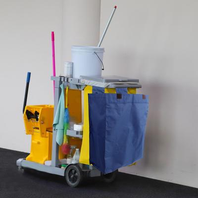 Large Capacity Laundry Organizer Bag For Housekeeping Carts Towels Storage Oxford Cloth Durable Cleaning Supplies Tool Bag