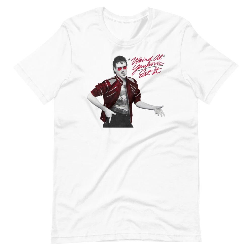 

Weird Al Yankovic Eat It Parody Tee Shirt Unisex 100% Cotton T-shirt Mens Tees Top S
