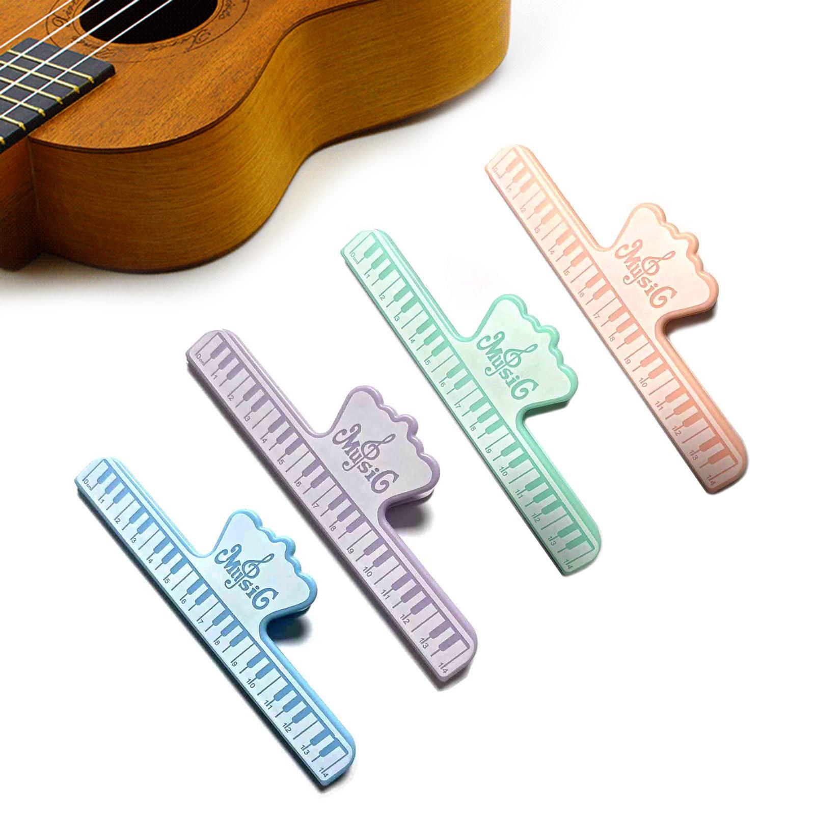 

Professional Music Sheet Clip Music Page Holder Plastic Music Score Fixed Clip for Playing Instruments and Reading Books рожевий
