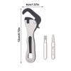 For Tight Spaces 2 In 1 Wrench Tool Hand Tools Adjusting Wrench Micro Stubby Pipe Vise Wrench
