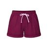 Plus Size Casual Women Summer Solid Color Drawstring Shorts Loose Hot Pants