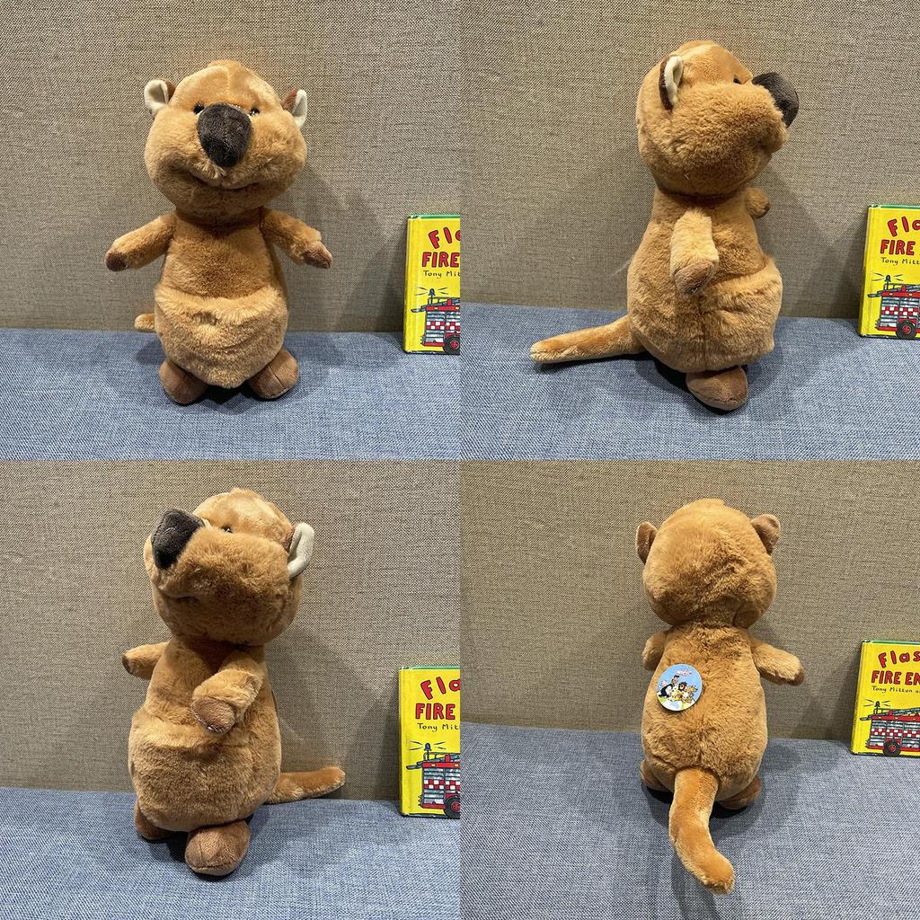 Setonix Brachyurus Plush Toy Soft Short Pile Fluffy Doll Gift For Kids