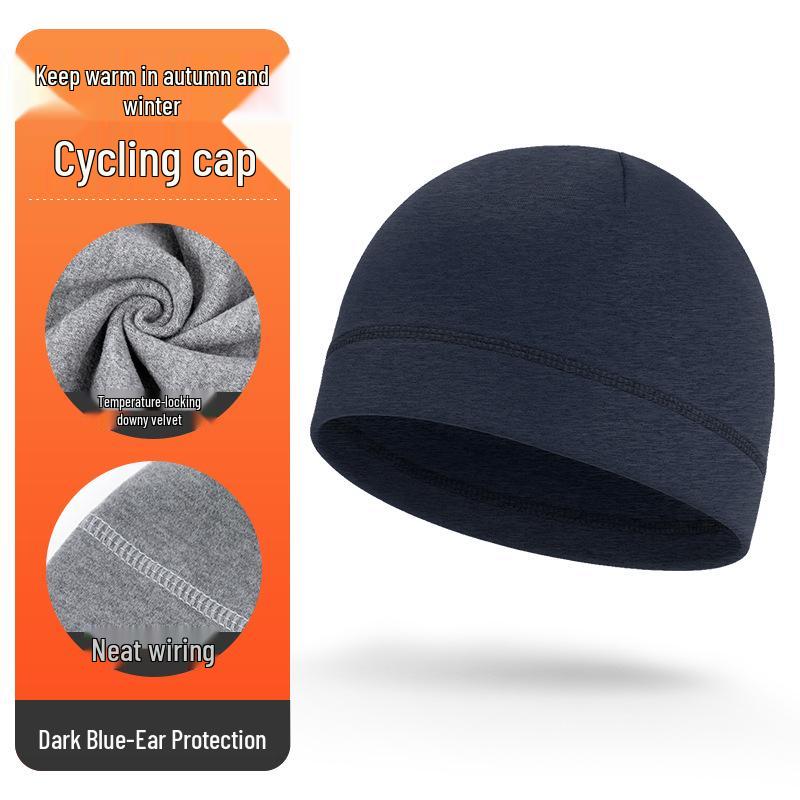 Windproof Winter Cycling Beanie: Warm Ear-Covering Hat for Motorcycling, Running & Sports