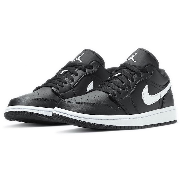 Air Jordan 1 Low Black Women Sneakers White AO9944-001