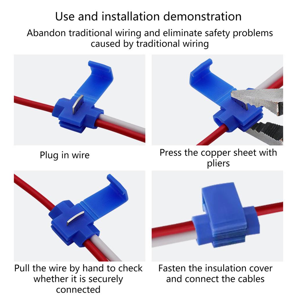 Hassle Free Wire Joining Solution Efficient Wire Crimping Set 65pcs/set Quick Wire Connectors Versatile Wire Joining Kit