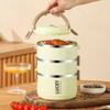 Stainless Steel Insulated Lunch Box Convenient To Carry with Leak-Proof Lid Suitable for Outdoor Camping