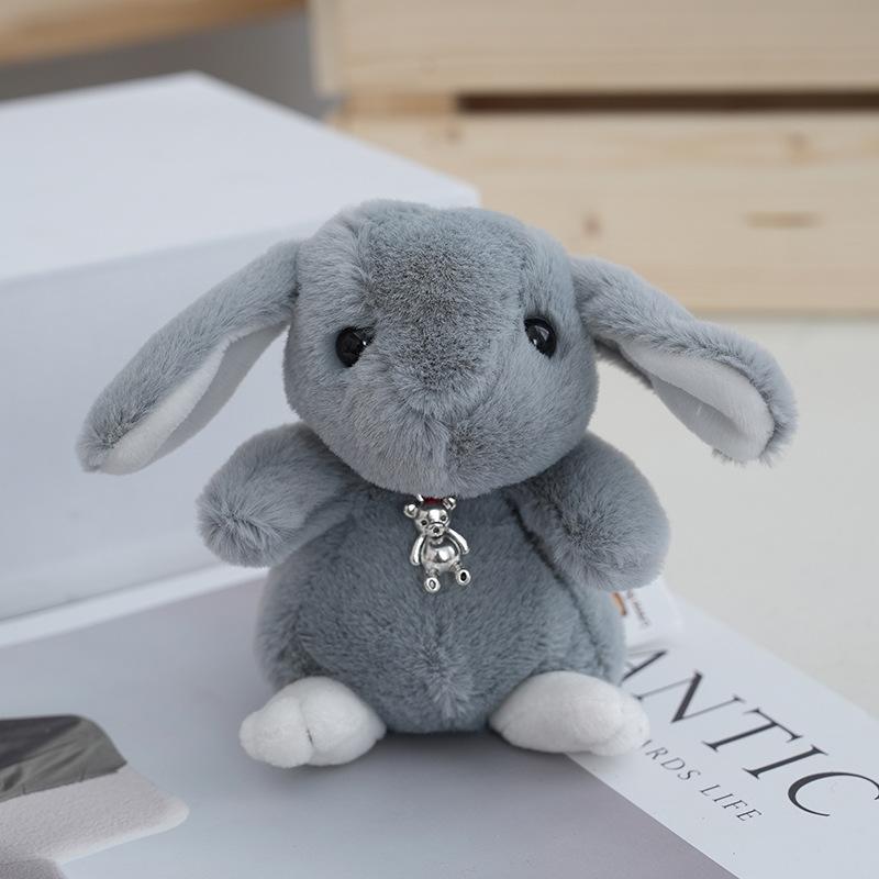 Charming Pink Bunny Plush Doll Endearing Longeared Rabbit Ideal For Birthdays