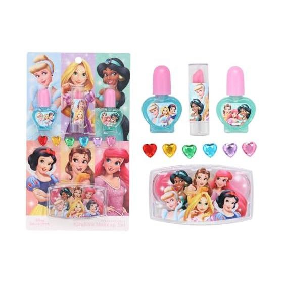 shobido Shobido Disney Glitter Makeup Set (Disney Princess) Nail Lip Gloss Sticker that comes off with soap disney