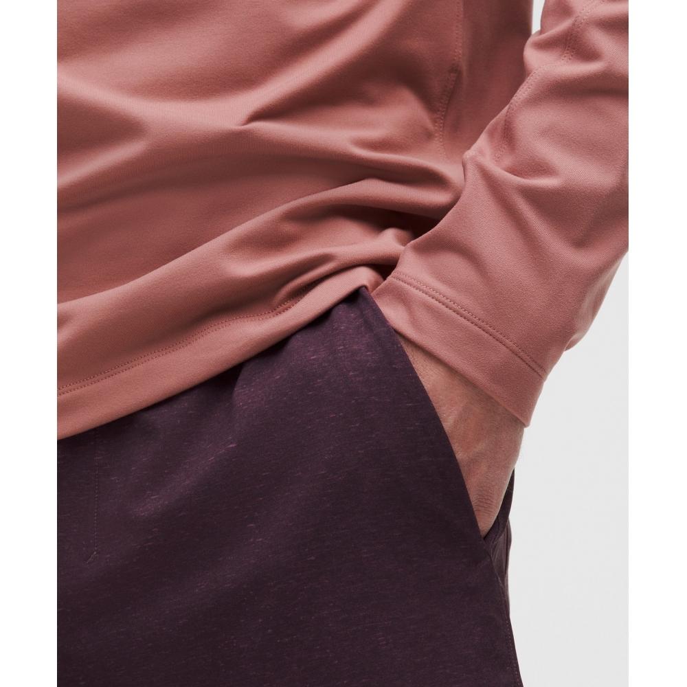 Lululemon Pace Breaker Linerless Short 7  Speckled Heather Plum Multi