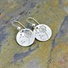 Cao Shi Simple Retro Dandelion Earrings - Ladies' Round Court Style Dangles