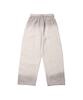 CREAM SODA LAB Pigment Cut Rivet Cotton Banding Pants Ivory