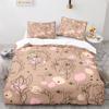 Romantic Rose Floral Duvet Cover Microfiber Quilt Cover for Girls Adults Teens Wedding Valentine's Day Bedroom Decorations Queen