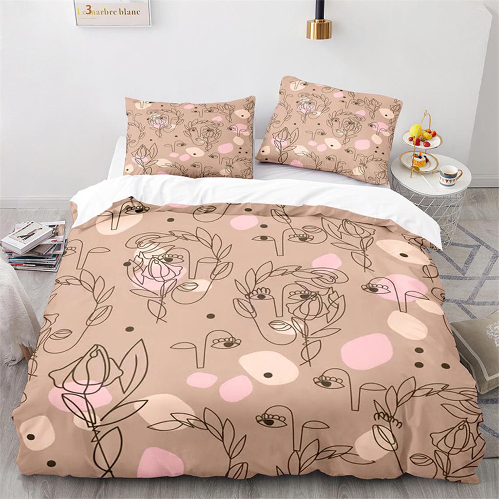 Romantic Rose Floral Duvet Cover Microfiber Quilt Cover for Girls Adults Teens Wedding Valentine's Day Bedroom Decorations Queen