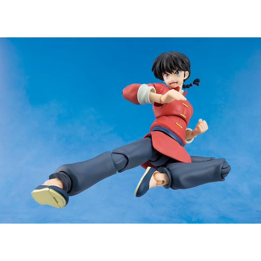 TAMASHII NATIONS S.H. Figuarts Ranma 1/2 Ranma Saotome 140mm PVC ABS Action Figure