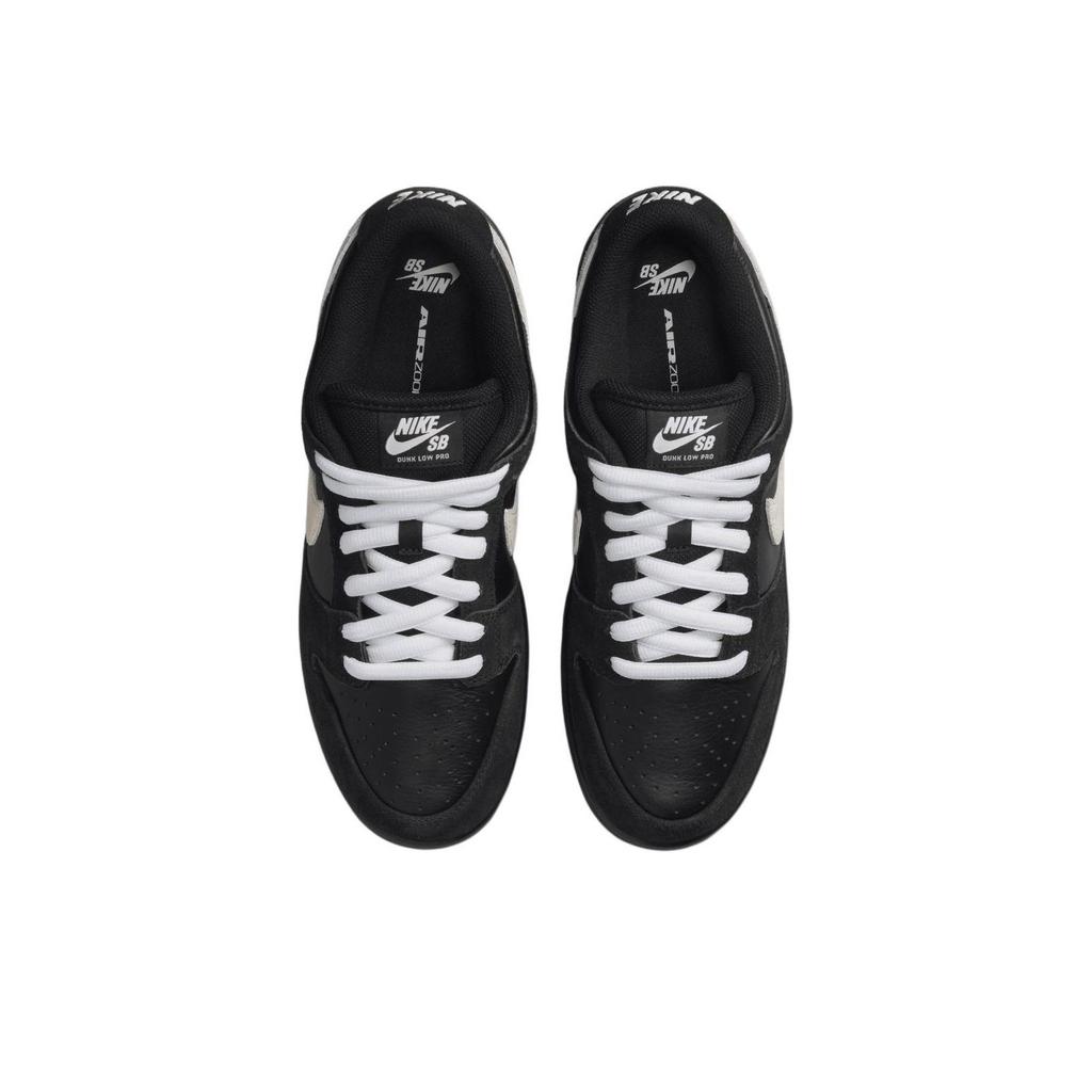 Nike Dunk Low Pro SB Schwarz Weiß Gummi Unisex Sneaker Gummi-Hellbraun HF3704-003