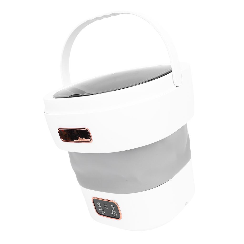 Portable Washing Machine 12L Mini Foldable Washer Gentle Spin Dry Automatic Drainage for Apartments Dormitories Hotels