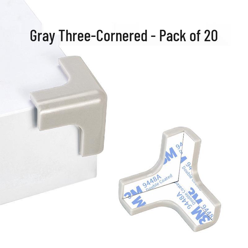 Transparent Silicone Anti-Collision Corner Protector for Tables and Hoods