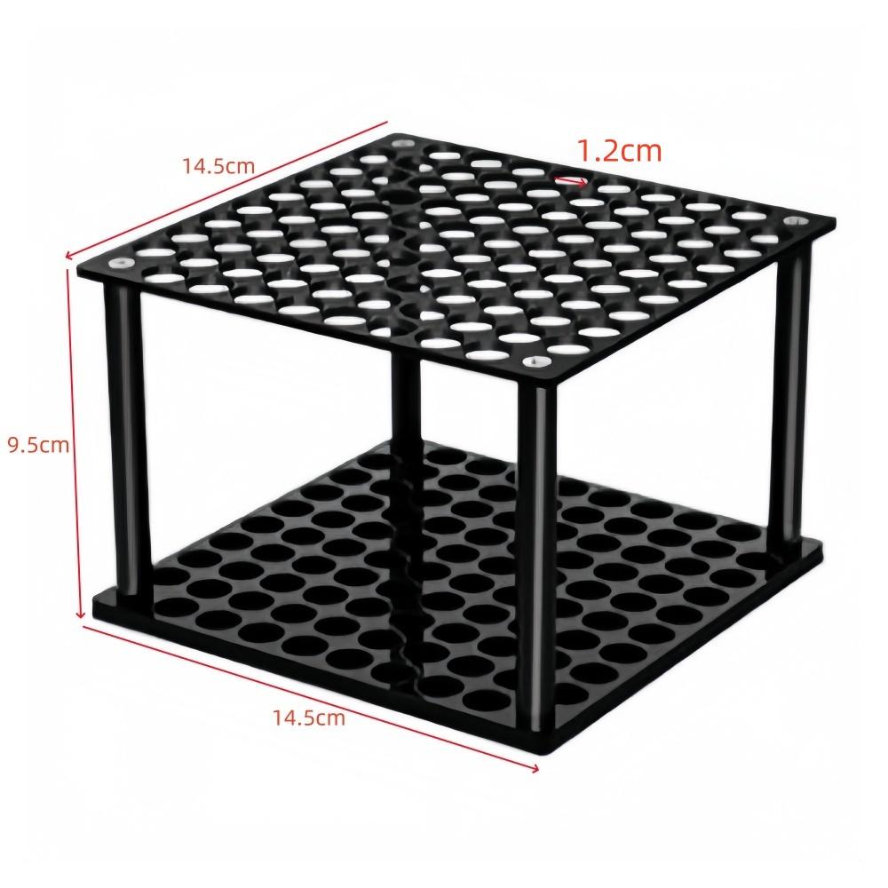 YX163 96 Holes Acrylic Paint Brush Holder Storage Rack Pencils Calligraphy Brushes Organizer Stand