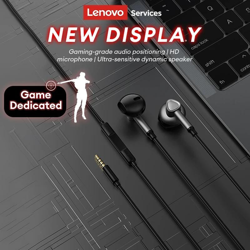 NEW Lenovo Y101 PRO Wired Earphones Gaming Wired Earphone 3.5mm Type C HiFi Bass Stereo E-sports Earbuds Subwoofer HD Sound Headset