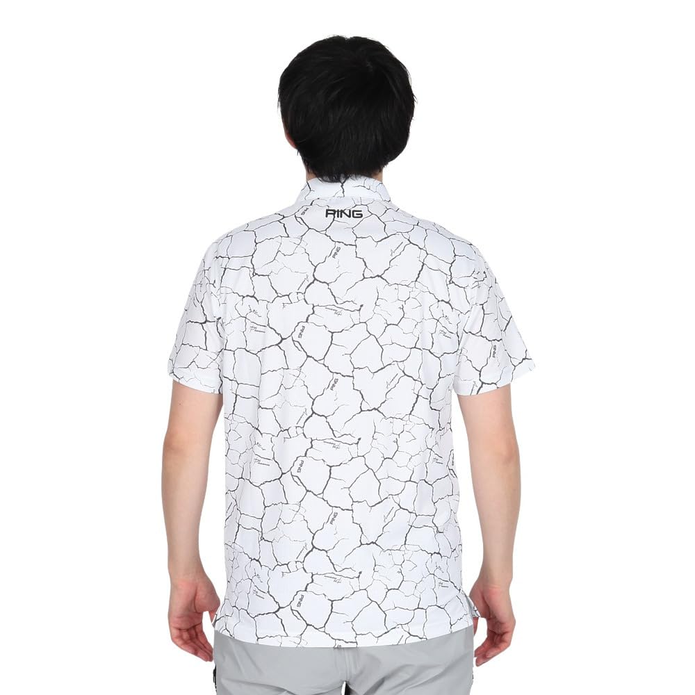 Ping Apparel Men's Short Sleeve Polo Shirt (Water Absorbent, UV Protection) / Golf / 621-5160307 030_White L