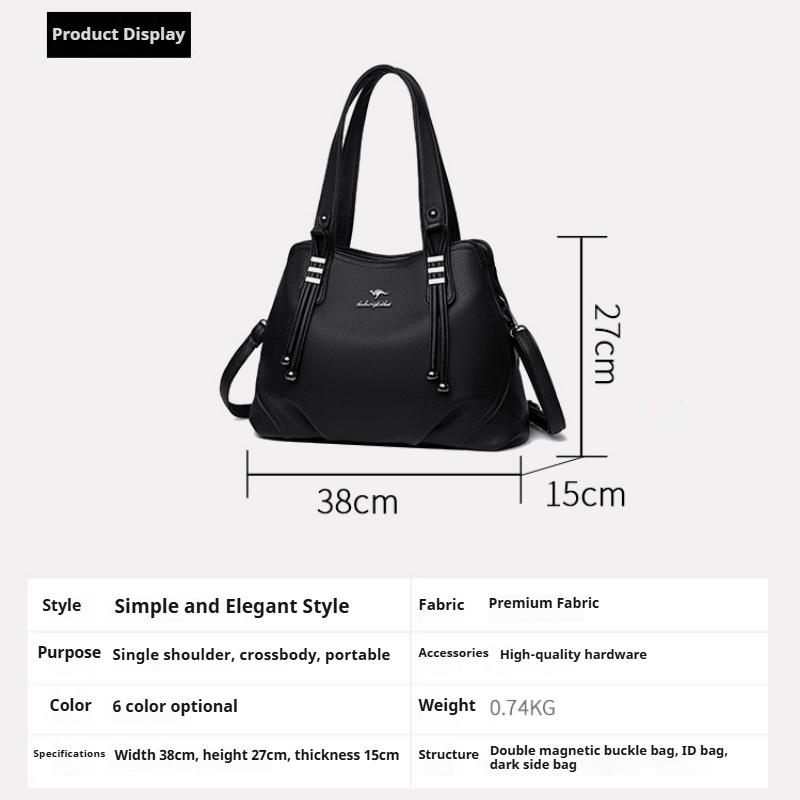 Women's Bags Messenger Bags Middle-aged Fashion Durable Shoulder Bags Handbags