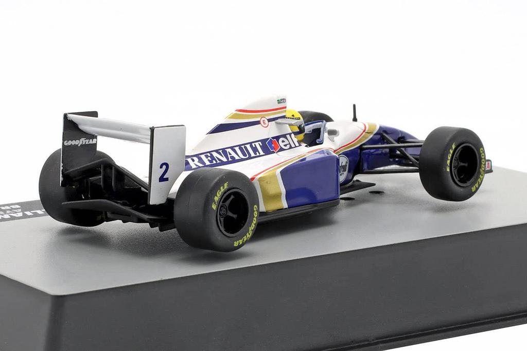 1/43 scale Williams F1 FW16 1994 Brazilian Grand Prix Ayrton Senna Figure Williams #2 AYRTON SENNA Diecast Car [Parallel Import]