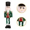 Christmas Nutcracker Decor Telescopic Santa Claus Figure Sculpture for Festival