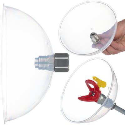Anti-Splatter Shield for Paint Sprayer – Effective Workplace Protection | High-Quality Plastic | Easy Assembly