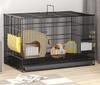 Indoor Guinea Pig Cage with Toilet, Anti-Spray Urine Protection, and Special Villa Design