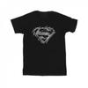 T-shirt da uomo DC Comics con logo di Superman a schizzo