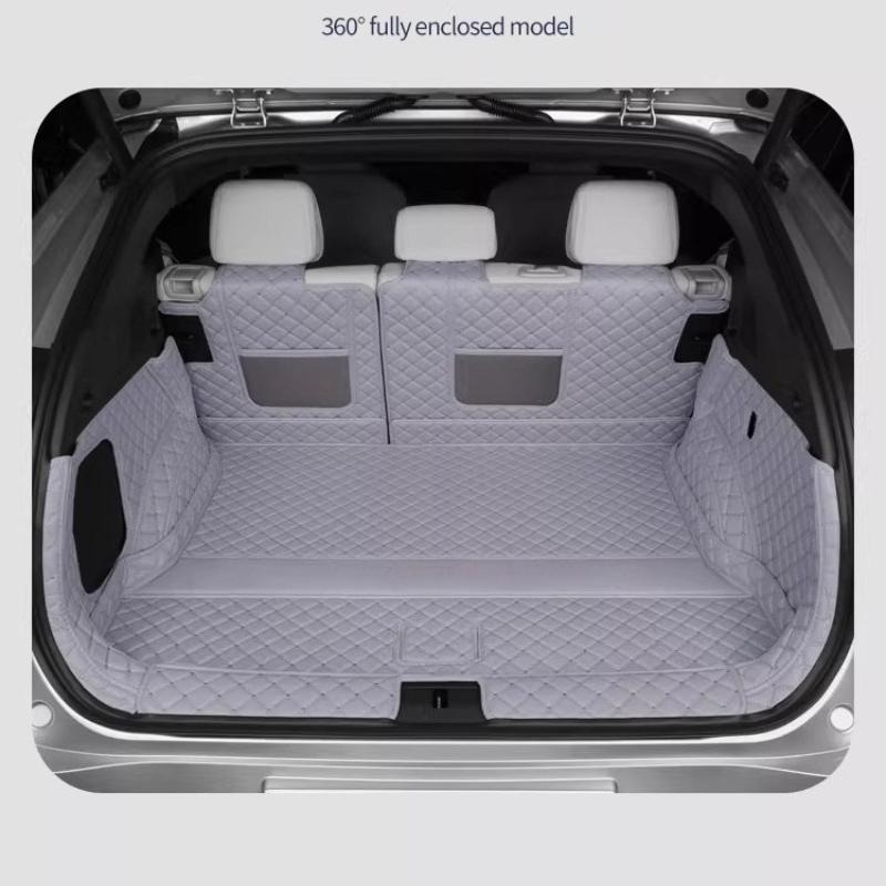 For Xpeng G6 2026 2025 2024 Car Boot Mat Rear Trunk Liner Cargo Protection Leather Trunk Mat Interior Modification Accessories