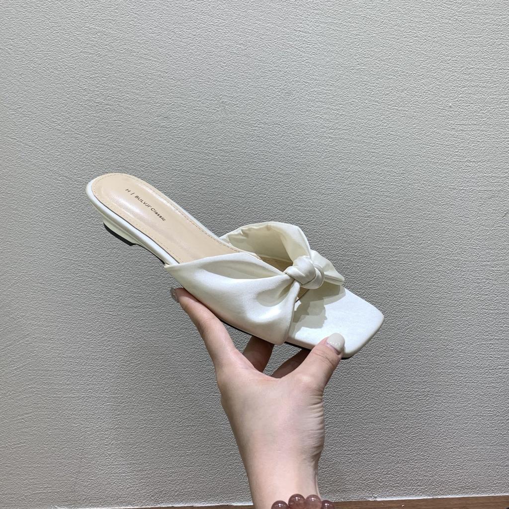 Fashion Slippers Women Summer Shoes Low On A Wedge Slides Rubber Silk PU Hoof Heels Rome Scandals Fabric Shoes Low Ladies' Slippers On A