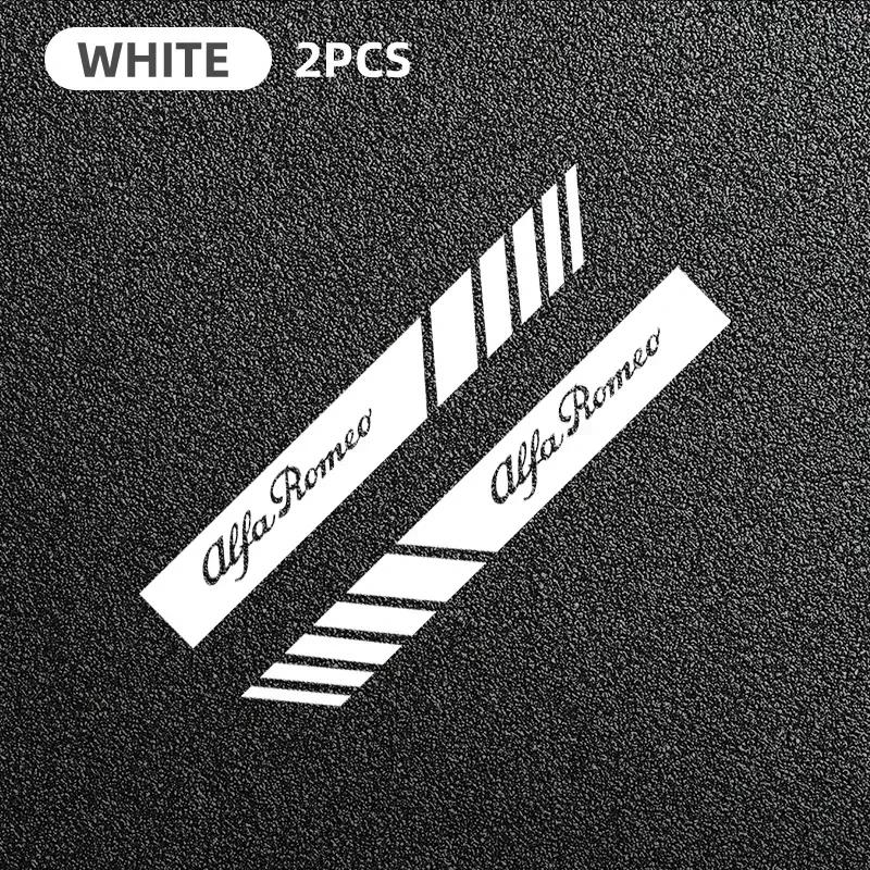 Für Alfa Romeo 2x Auto-Rückspiegel Seitenstreifen Aufkleber Fahrzeugkarosserie Zubehör für Alfa Romeo 4C 159 Spider Giulia Giu