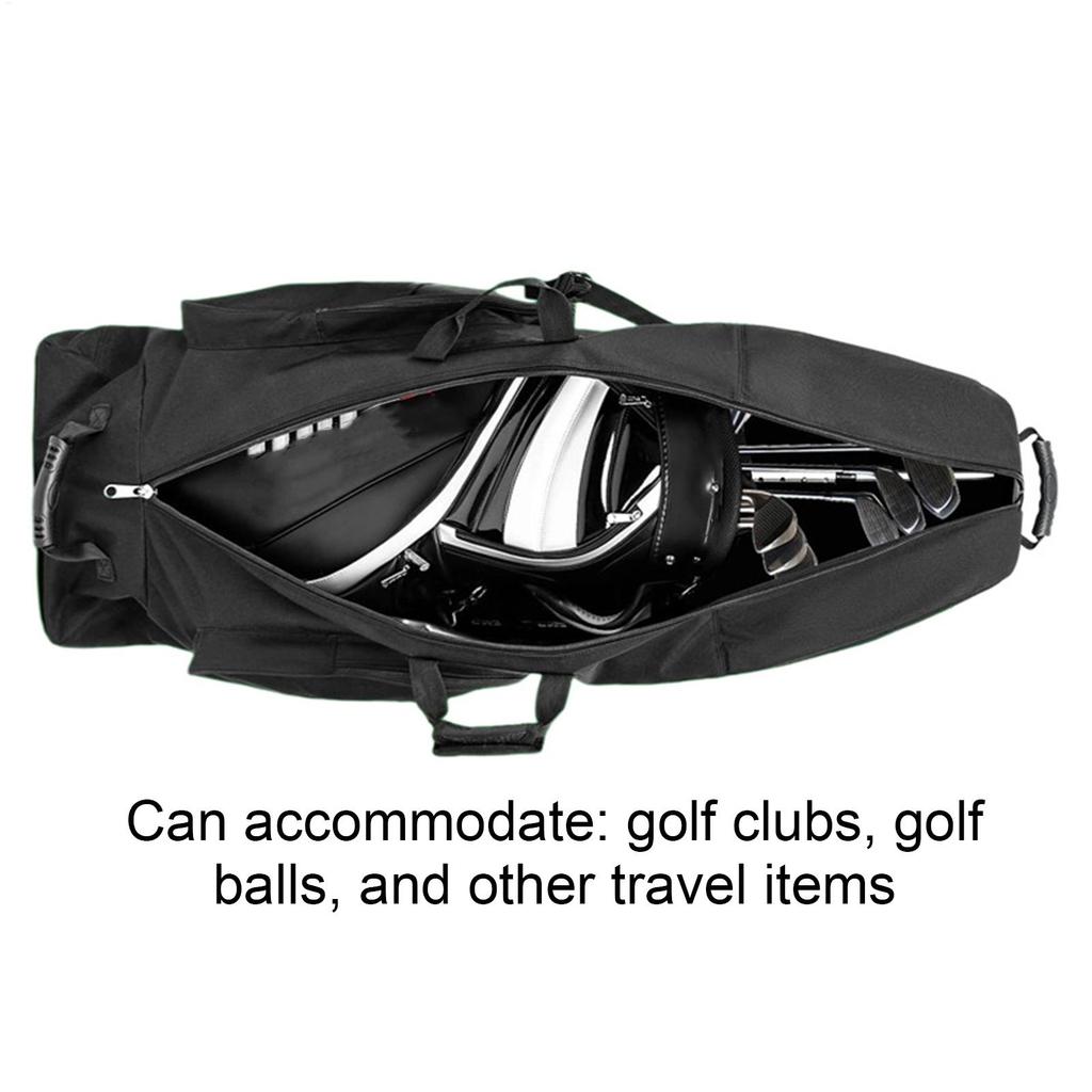Golf Club Bag For Flying Golf Putters Carry Bag For Traveling Wear-Resistant Large Capacity Zipper Airline Golf Bag With Wheels